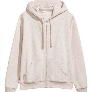 🟪H&M baby pink xs zip up hoodie